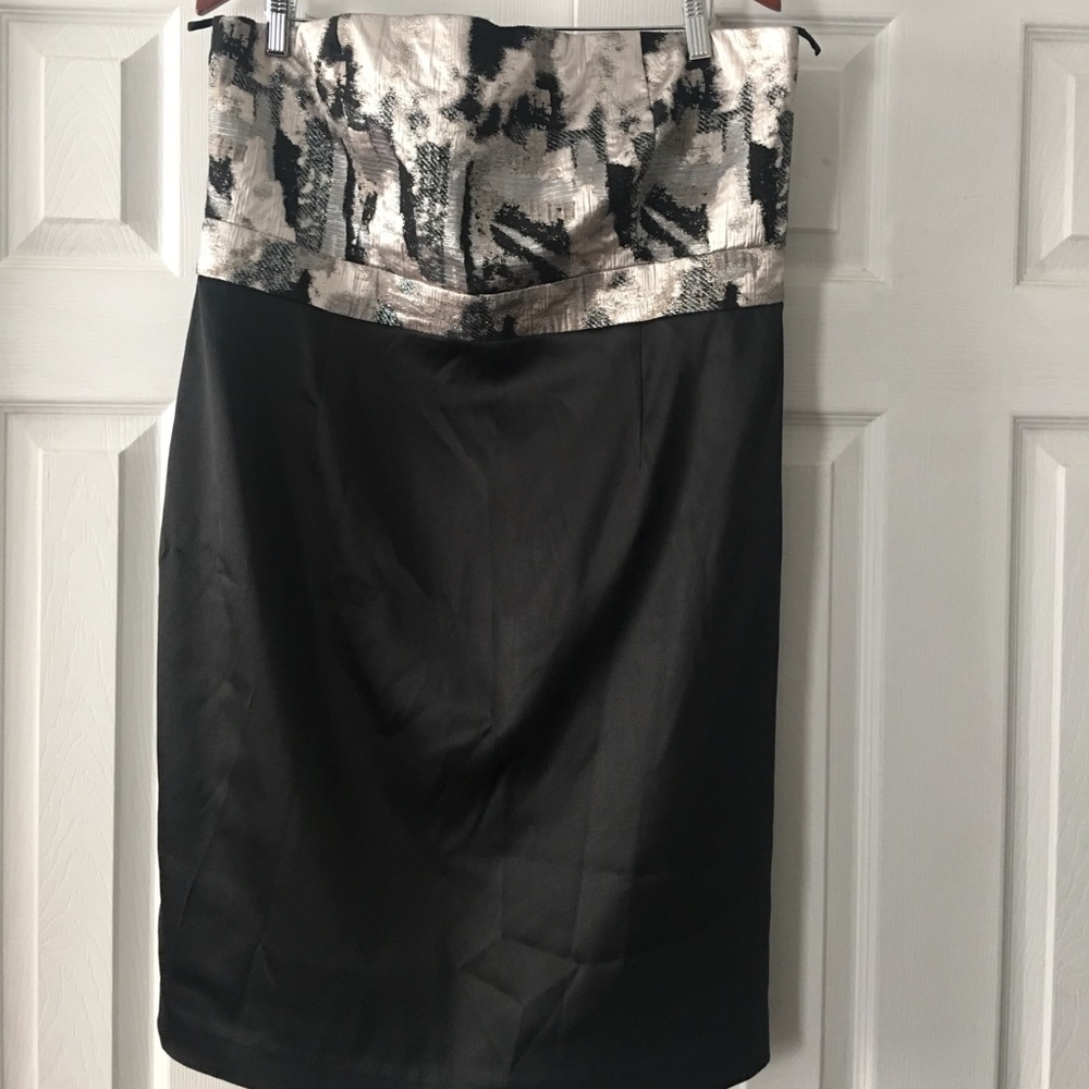 Ny&co strapless satin dress size 18